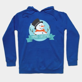 Merry Christmas Snowman Hoodie